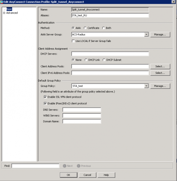 Split tunneling in Cisco VPN and AnyConnect Client – Karneliuk