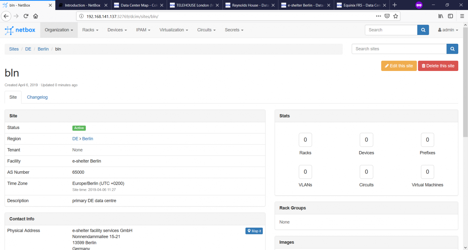 DC. Part 9. Documenting your network infrastructure in NetBox ...