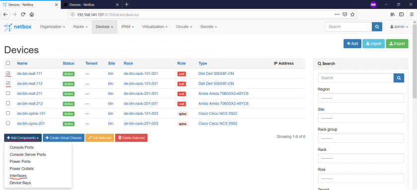 DC. Part 9. Documenting your network infrastructure in NetBox ...