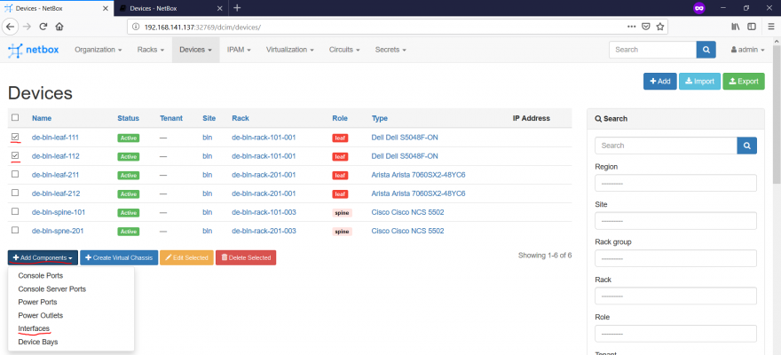 DC. Part 9. Documenting your network infrastructure in NetBox ...
