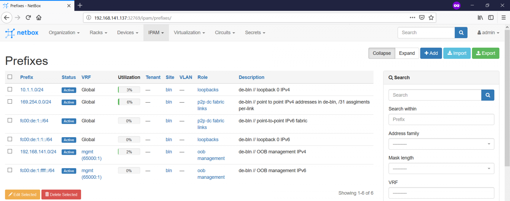 DC. Part 9. Documenting your network infrastructure in NetBox ...