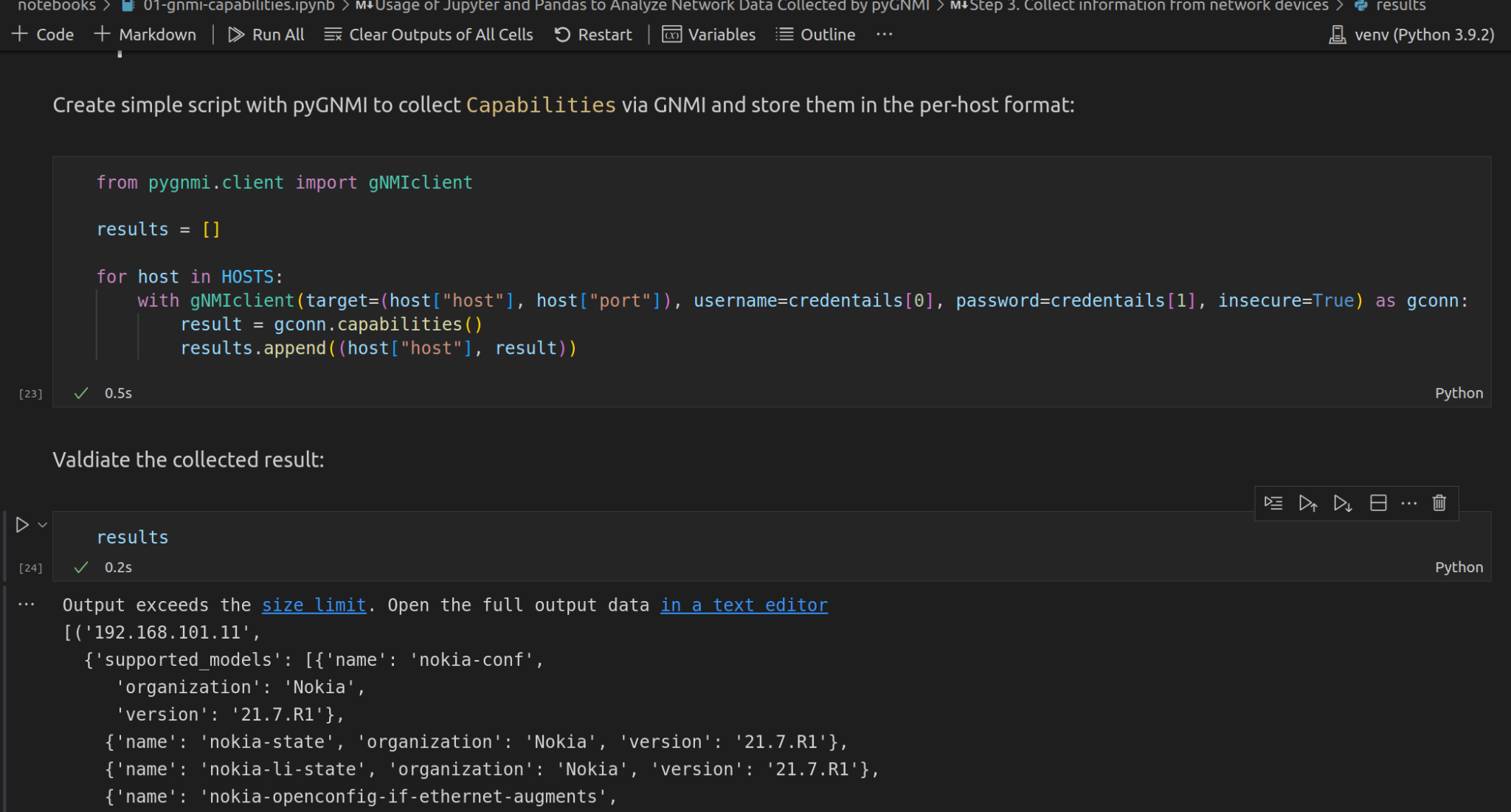 Automation 21. Interactive Python with Jupyter Notebooks to Collect ...